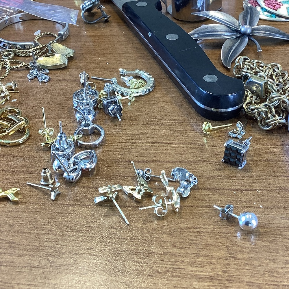 Vintage Gold and Silver Earrings Collection